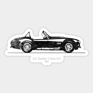 AC Shelby Cobra 427 1967 Watercolor Illustration Sticker